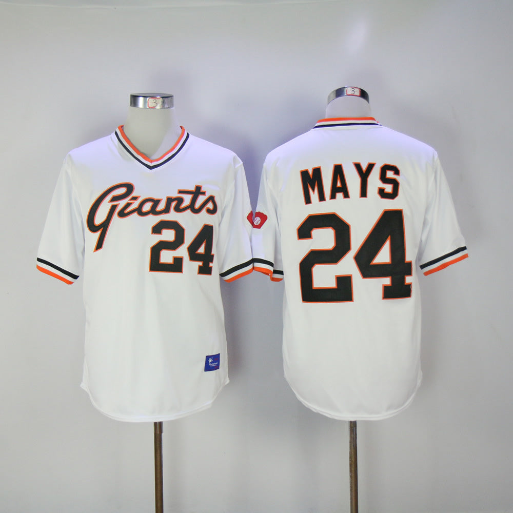 San Francisco Giants #24 Giants 24 White Retro