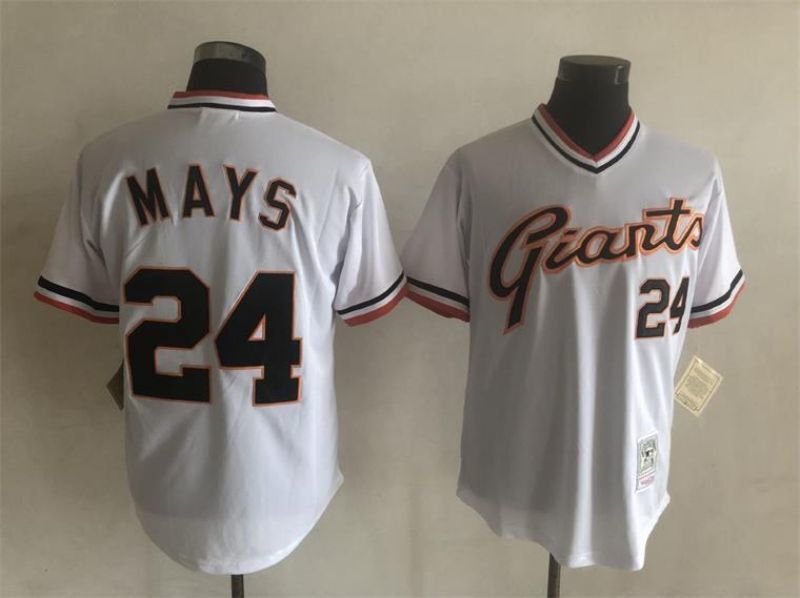 San Francisco Giants #24 Willie Mays Style 4