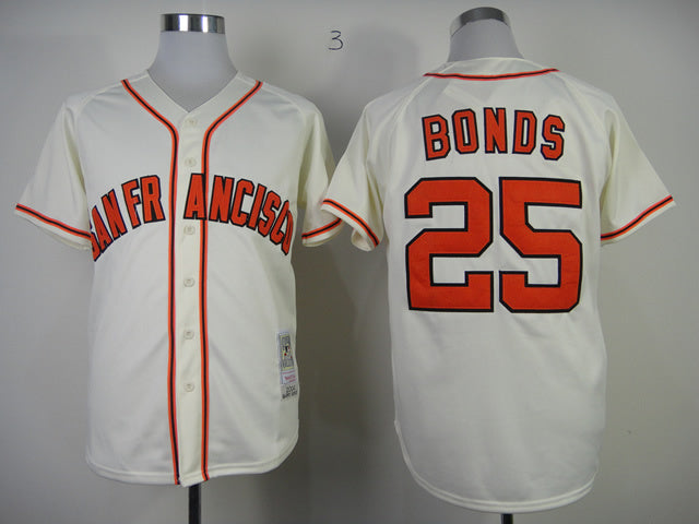 San Francisco Giants #25 Giants 25 Off-White 2004 Retro