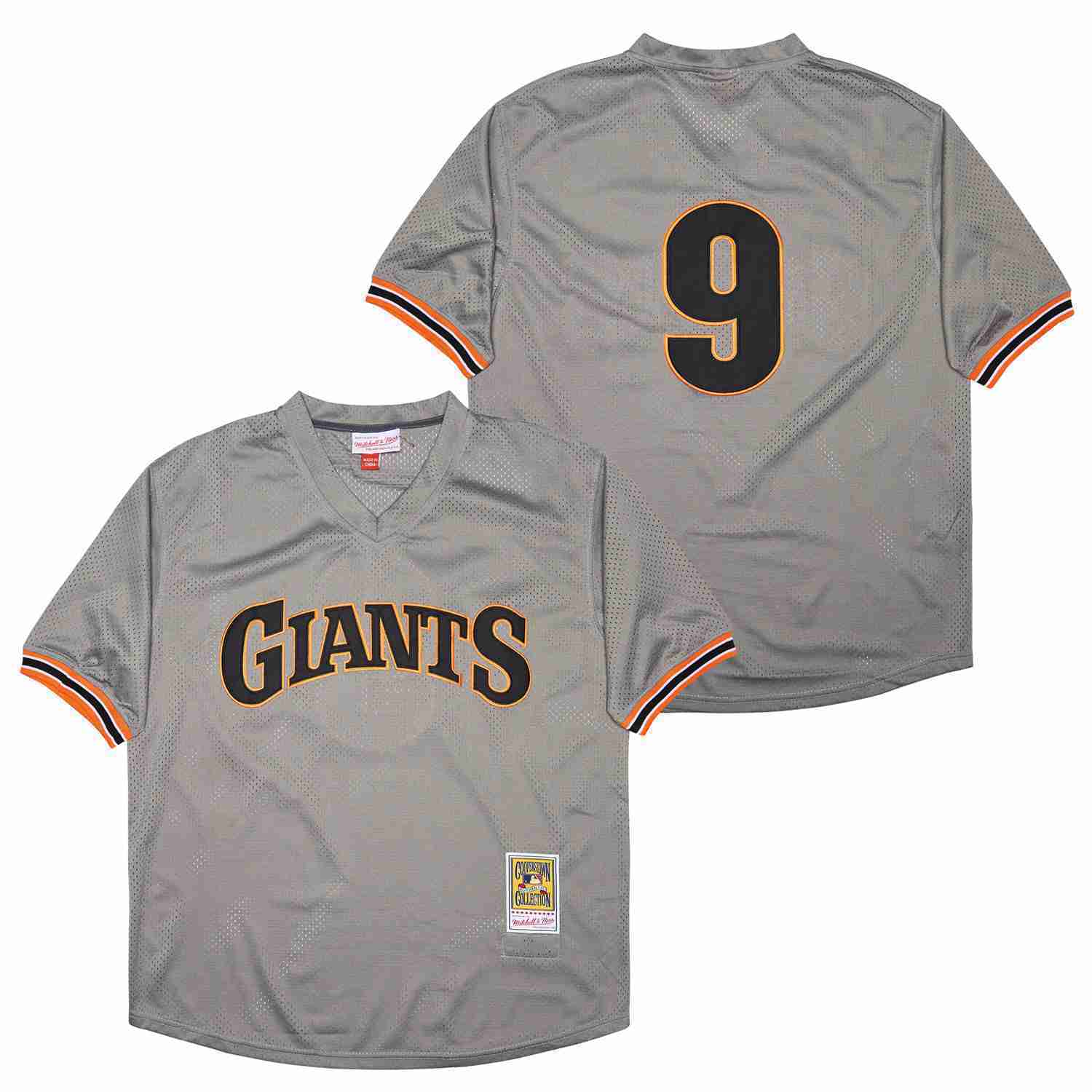 San Francisco Giants #9 Matt Williams Giants 9 Gray BP Retro