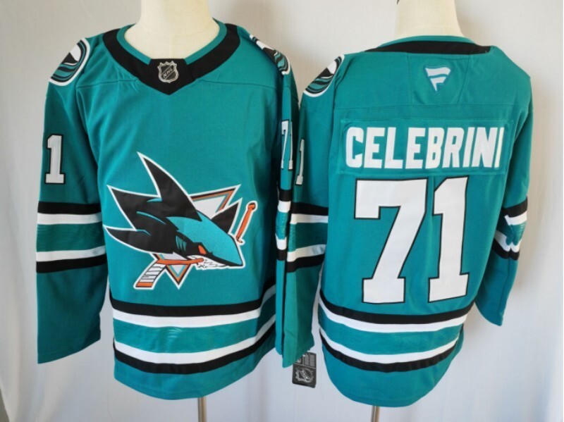 San Jose Sharks #71 Macklin Celebrini