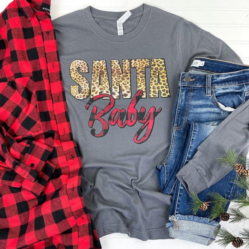 Santa Baby Long Sleeve T-Shirt Hoodie, Sweatshirt | WearSparks.com
