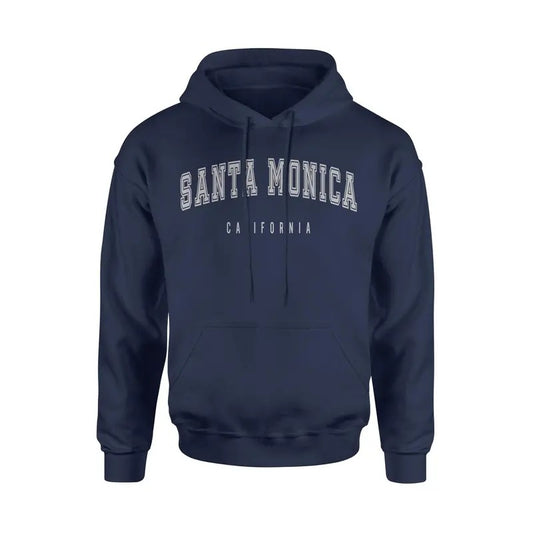 Santa Monica California Unisex Classic Hoodie Sweatshirt Cotton Fabric T-Shirts | WearSparks.com