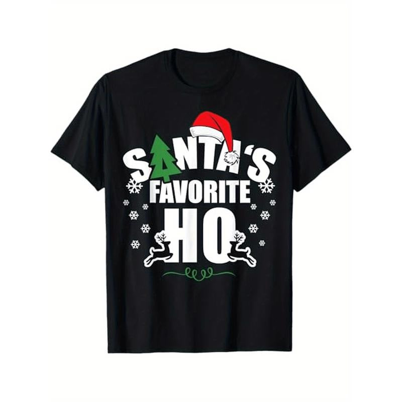 Santa's favorite Ho Christmas funny saying men women boys T-Shirt made in usa Hoodie, Sweatshirt | WearSparks.com