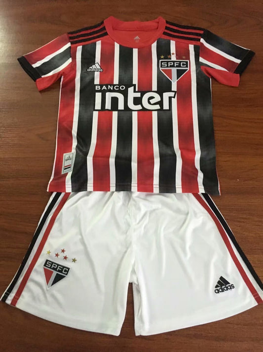 Sao Paulo away Kids 19-20 season soccer kits