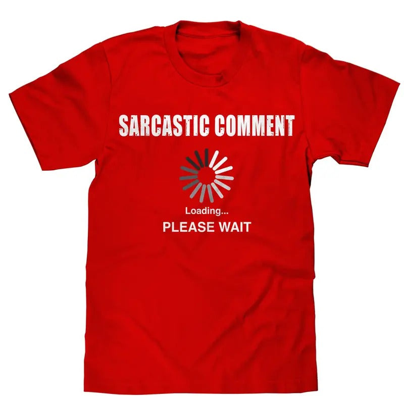 Sarcastic Comment T-Shirt - Red Hoodie, Sweatshirt | WearSparks.com