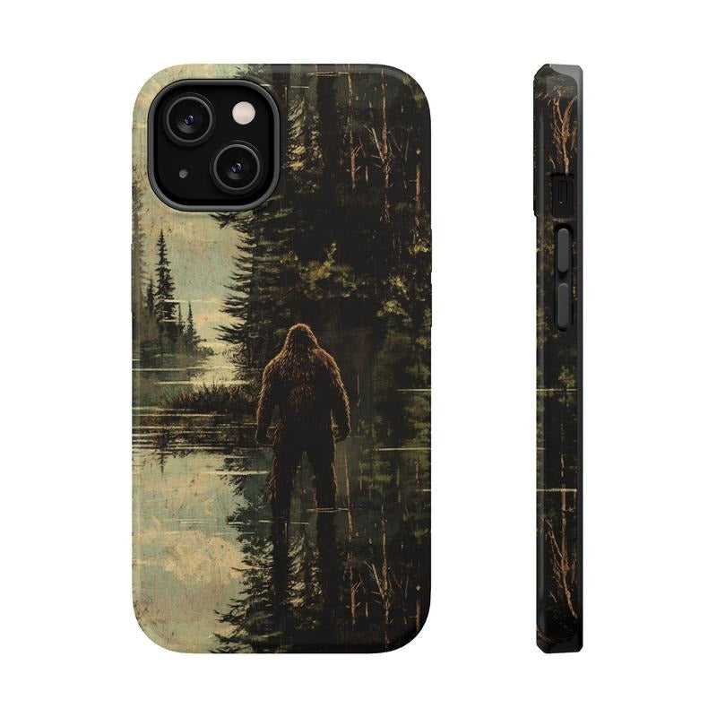 Sasquatch Phone Case, Camo Case Mag Safe iPhone Compatible, Magnetic Tough Cases T-Shirts, Hoodie, Sweatshirt