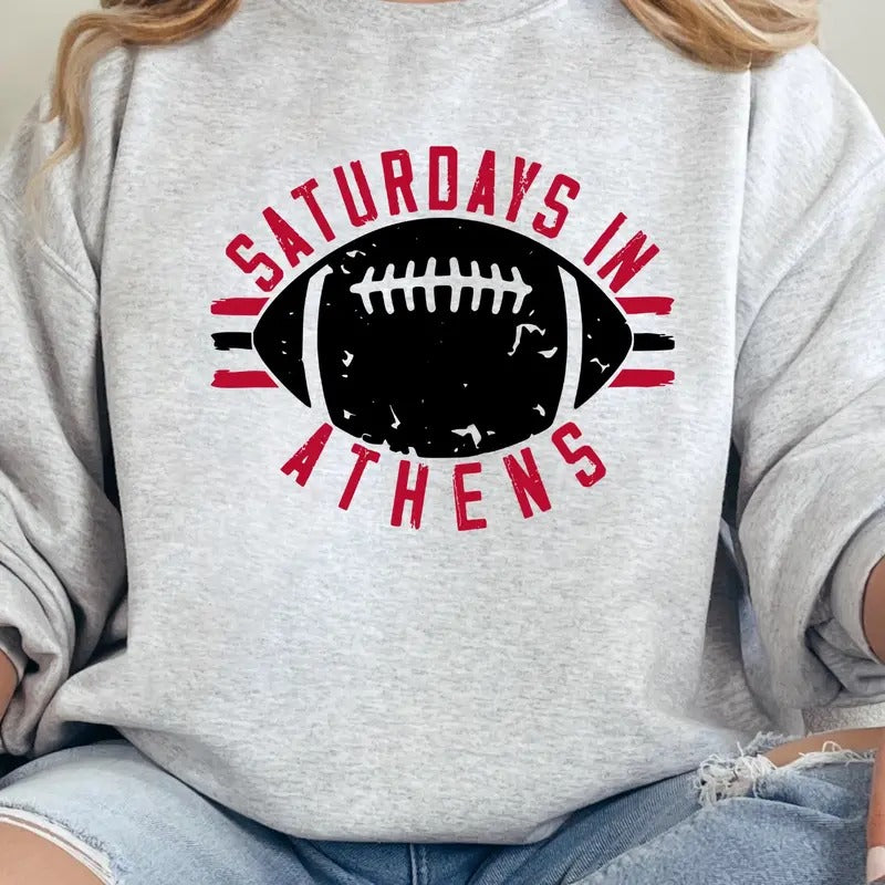 Saturday's In Athens Georgia College Sweatshirt T-Shirts, Hoodie | WearSparks.com