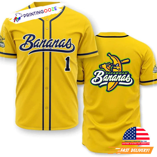 Savannah Bananas Team Baseball Jersey