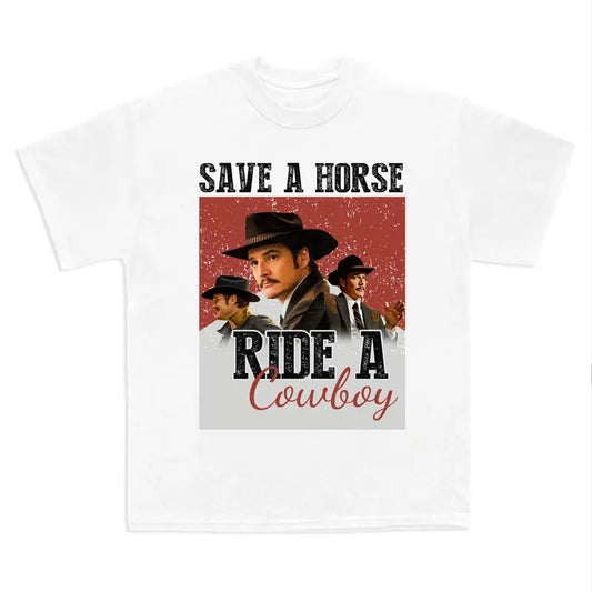 Save A Horse Ride A Cowboy Pedro Pascal T-shirt, Agent Whiskey Shirt,, Daddys Girl Shirt Vintage Pedro Pascal Shirt,...