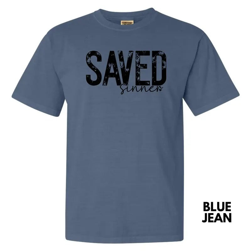 Saved Sinner Comfort Colors T-Shirt 'NLB' Hoodie, Sweatshirt | WearSparks.com