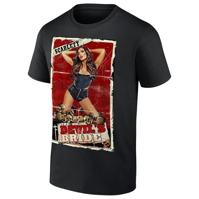 Scarlett The Devil's Bride Graphic T-Shirt, Scarlett Bordeaux Shirt, Professional Wrestler Fan Gift For Men Women Unisex...