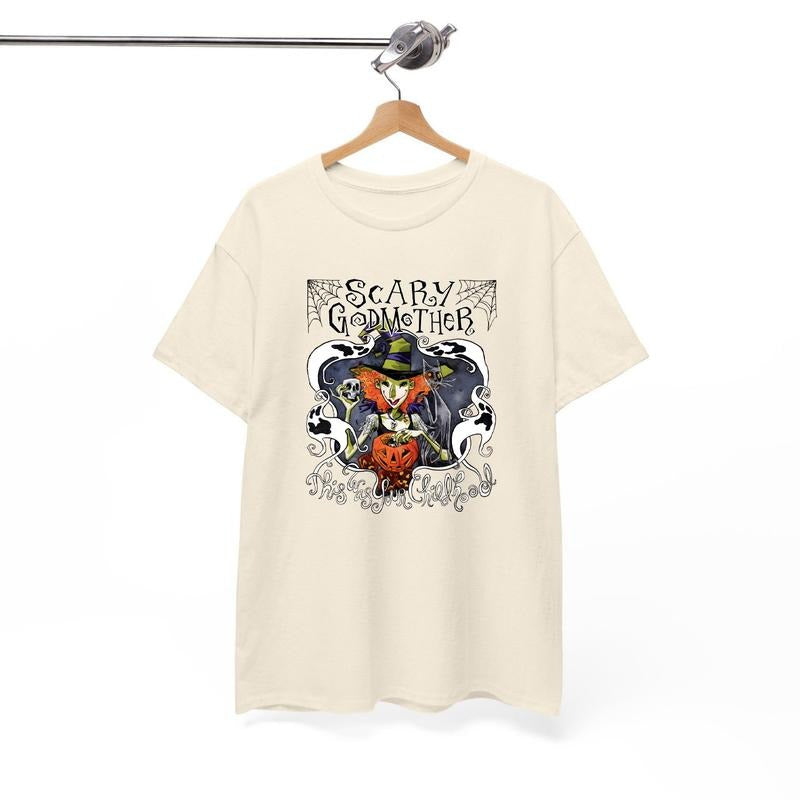 Scary Godmother Graphic Tee, Old Movie Halloween Shirt, Movie Halloween Shirt, Halloween Shirts, Horror Sweatshirt Hoodie
