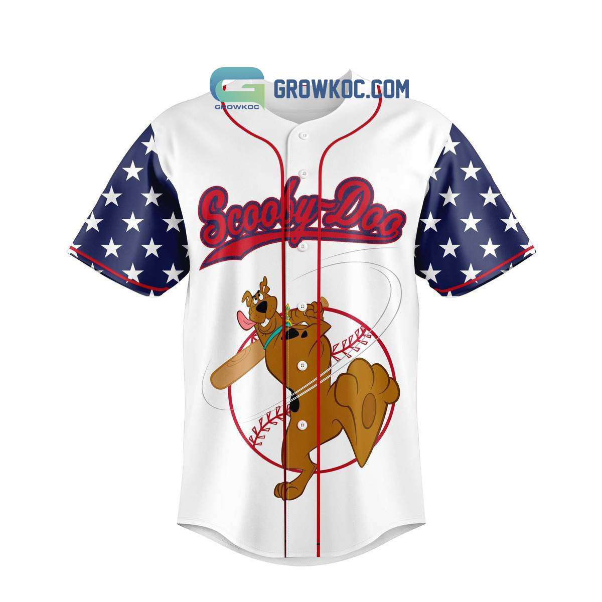Scooby Doo 4 July United States Of American Personalized Baseball Jersey