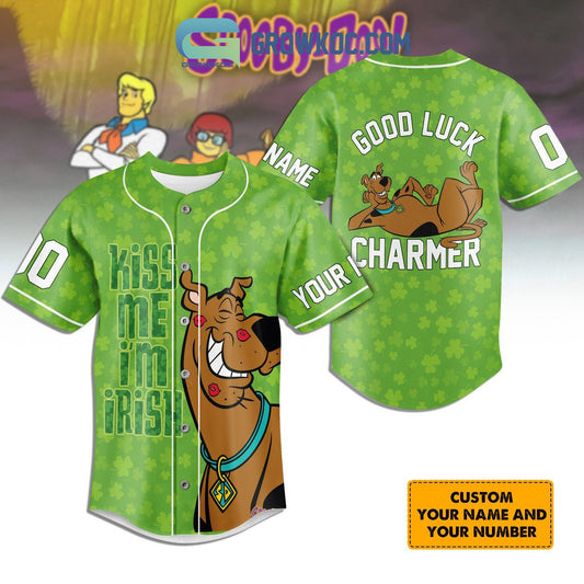 Scooby Doo I Am Irish St. Patrick’s Day Personalized Baseball Jersey