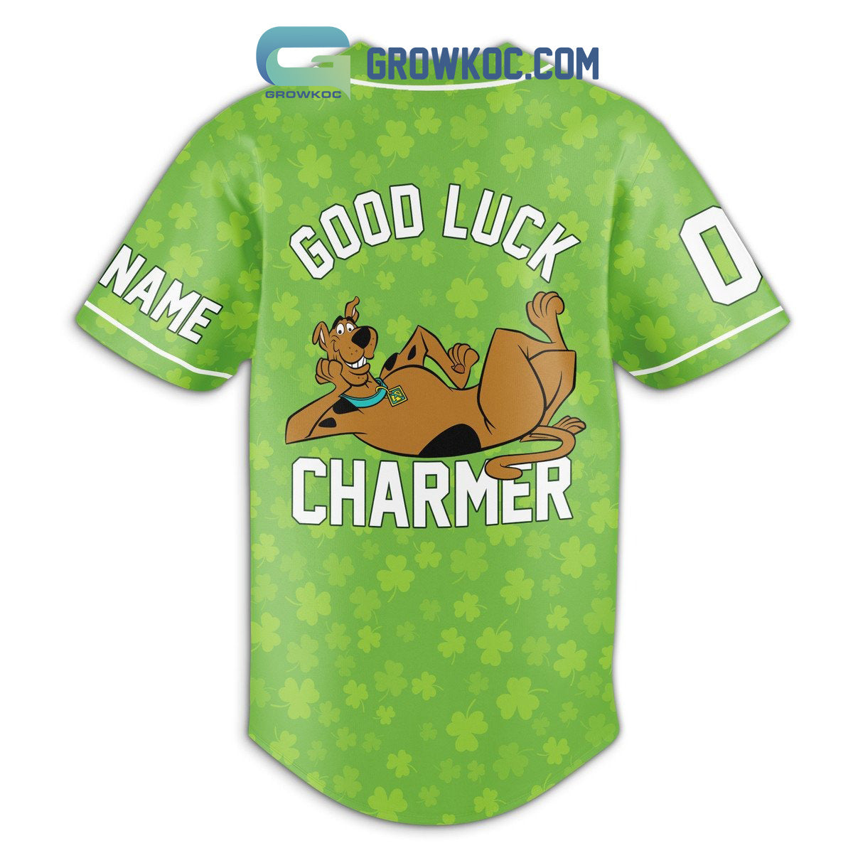Scooby Doo I Am Irish St. Patrick’s Day Personalized Baseball Jersey