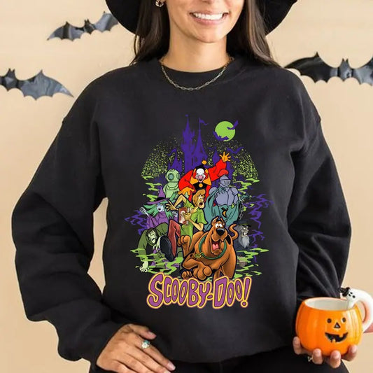 Scooby Doo Tee Shirt, Vintage Halloween 90s Movies Shirt, Vintage Scooby Sweatshirt, Scooby Doo Hoodie | WearSparks.com