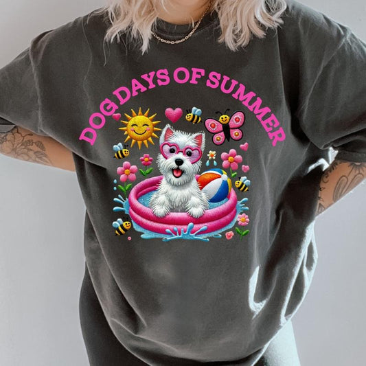 Scottish Terrier Dog Days of Summer Shirt ~ Unisex Apparel Relaxed Fit Printed In The USA Clothing Womenswear Casual...
