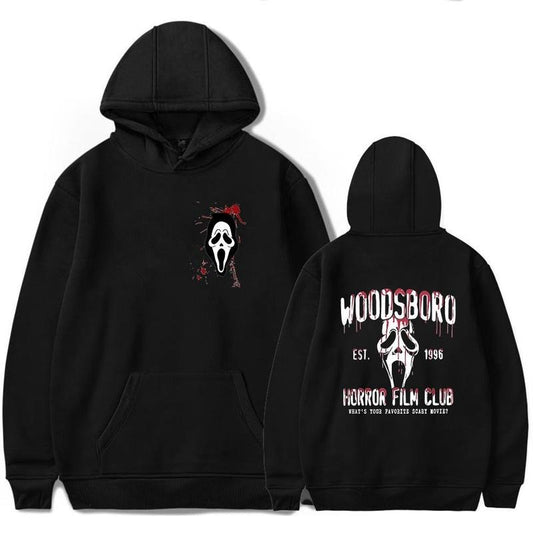 Scream Film 2Sided Hoodies Scream Ghost Gruesome Face Merch Popular Print Unisex Trendy Casual Streetwear Sweatshirt,...