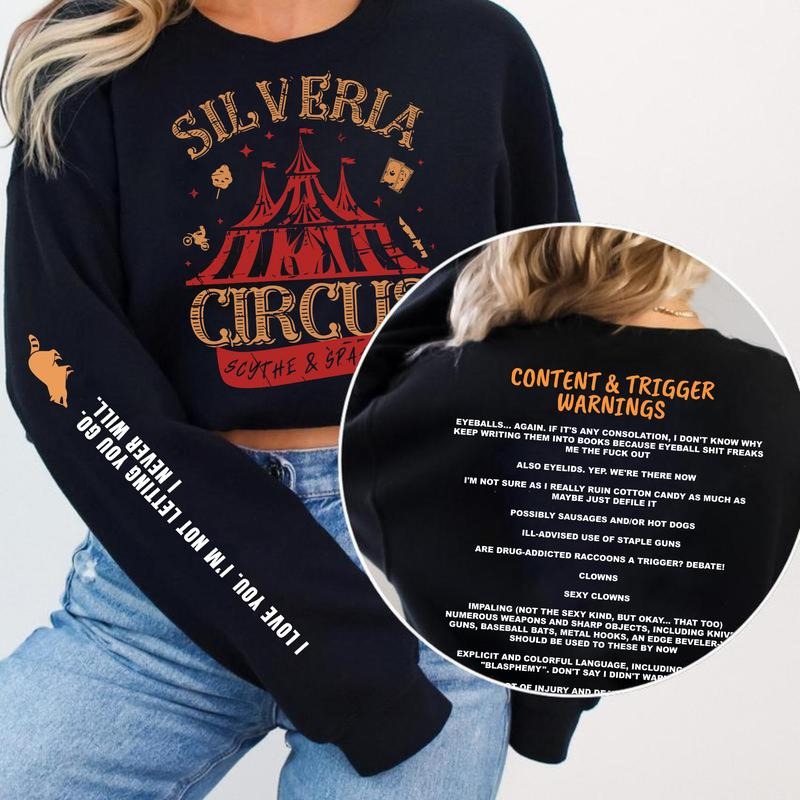 Scythe & Sparrow 2-Sided Sweatshirt, Butcher and Blackbird Hoodie, Brynne Weaver Merch, Smut Gift, Content And Trigger...
