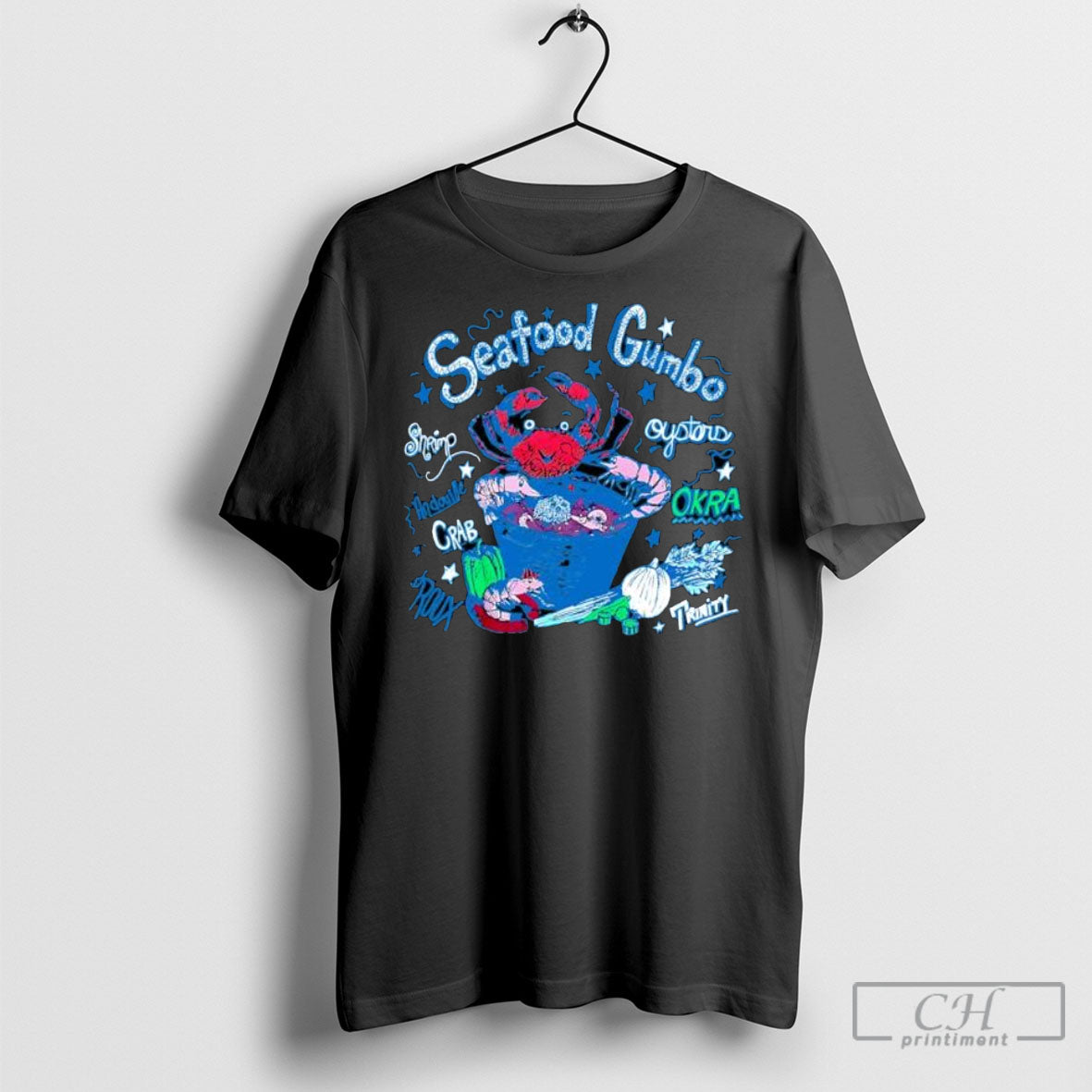 Seafood Gumbo Shrimp Andouille Crab Roux Shirt