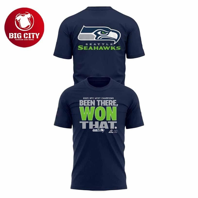Seahawks Been There Won That 2025 Two Sided Shirt