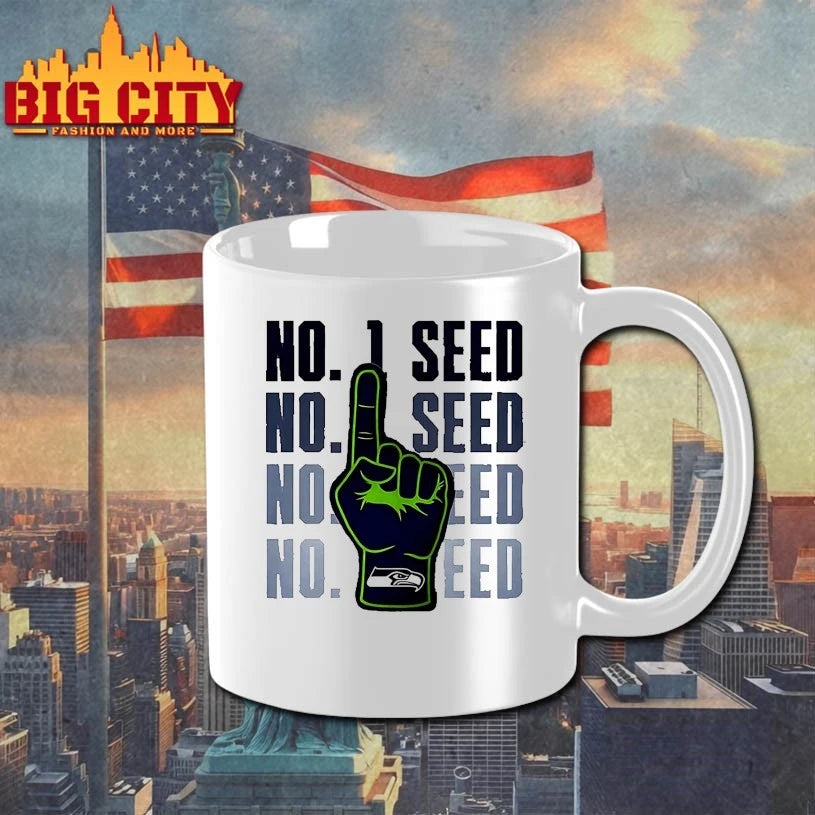 Seahawks No 1 Seed 2025 hand shirt