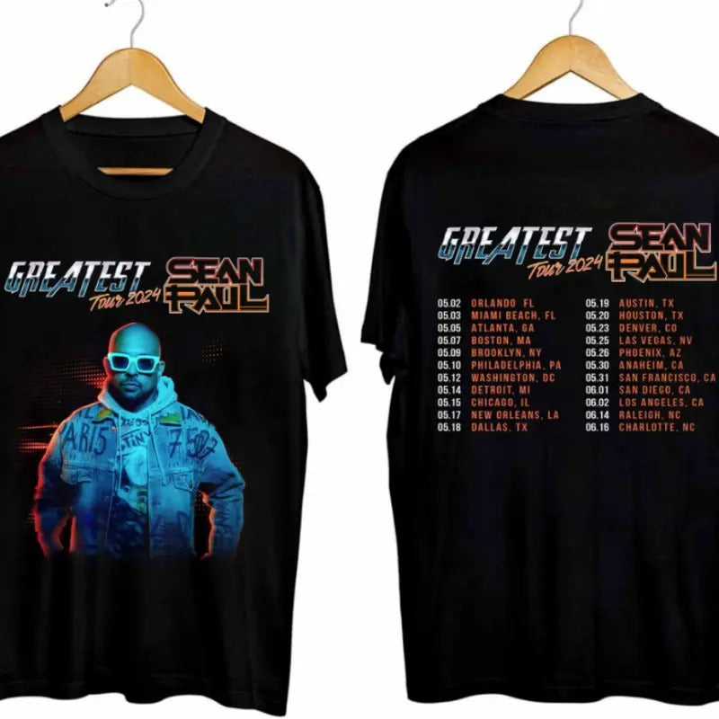 Sean Paul 2024 Tour Shirt, Sean Paul The Greatest Tour 2024 Shirt Hoodie, Sweatshirt | WearSparks.com
