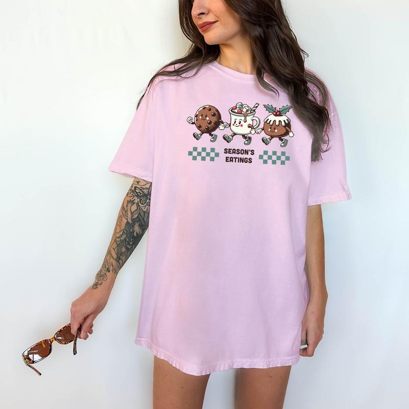 Seasons Eatings- T-Shirt, Unisex T-Shirt, Funny Tee, Comfortable Shirt,  Christmas  Theme Hoodie, Sweatshirt | WearSparks.com
