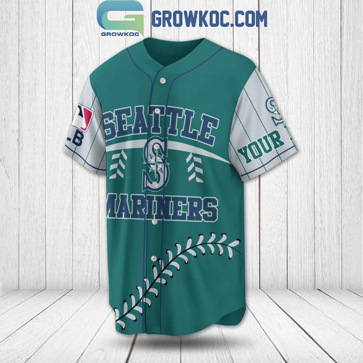 Seatle Mariners 2024 Baseball Fan Love Personalized Baseball Jersey