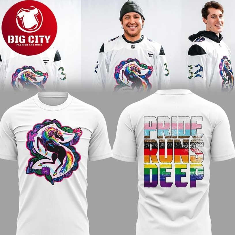 Seattle Kraken x Pride Runs Deep Two Sided Shirt