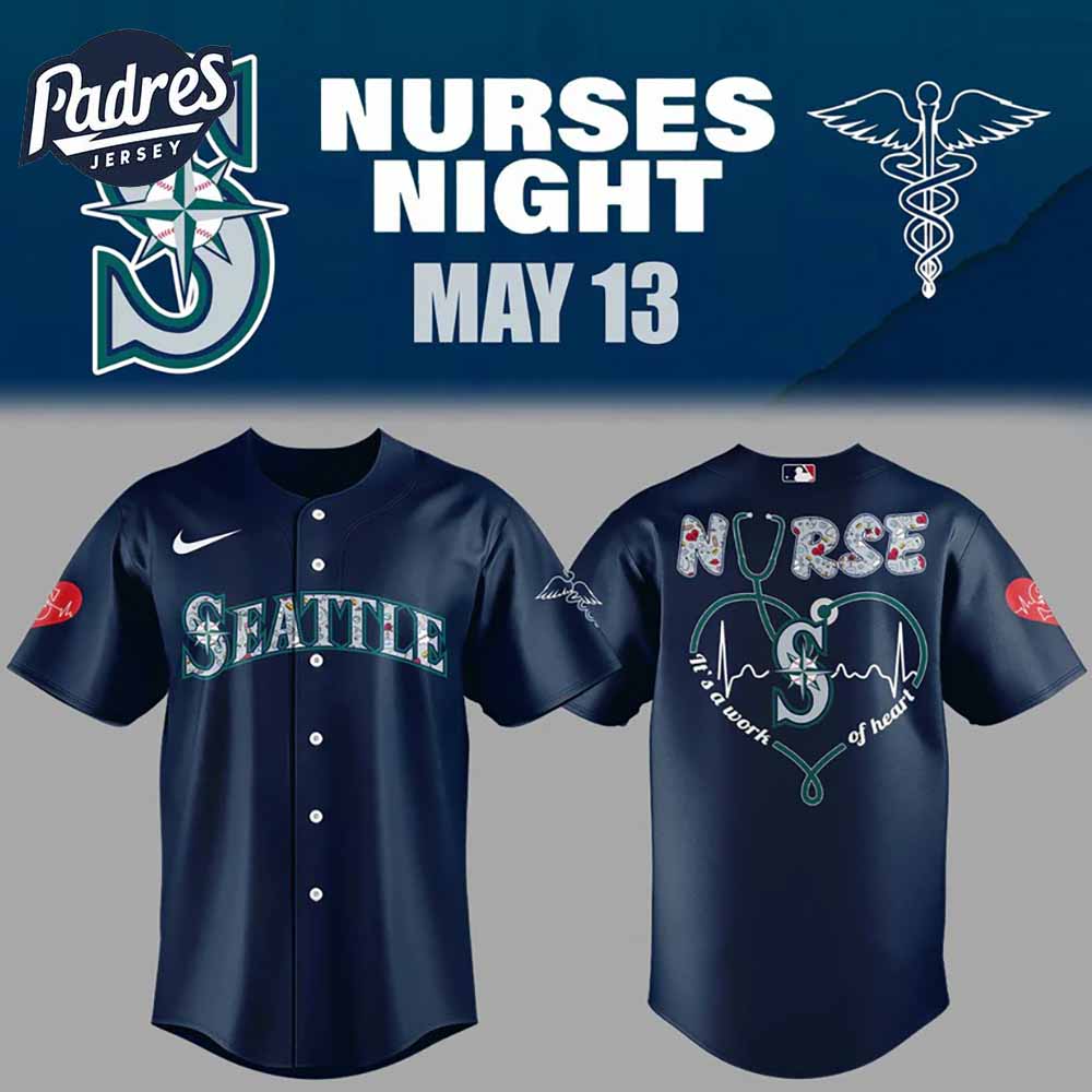Seattle Mariners Baseball Jersey Outfit For Nurses Night 2025 - Padres Jersey Oasis: Elevate Your Baseball Style Game...