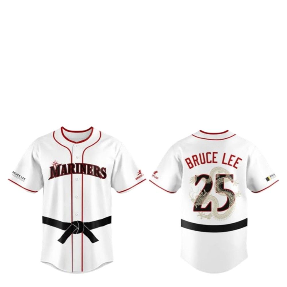 Seattle Mariners Bruce Lee Night Jersey - Grishko.com T-Shirts, Hoodie, Sweatshirt | WearSparks.com (Image 2)