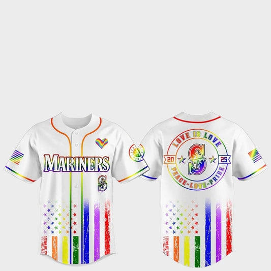 Seattle Mariners Pride Month Love Is Love 2025 Jersey - Grishko.com T-Shirts, Hoodie, Sweatshirt | WearSparks.com