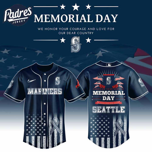 Seattle Mariners Special Memorial Day Baseball Jersey - Padres Jersey Oasis: Elevate Your Baseball Style Game T-Shirts,...