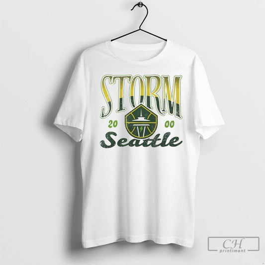 Seattle Storm Basketball Wnba 2000 Graphic T Shirts