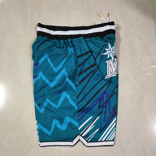 Seattle Mariners Lightning Edition Seattle Mariners Team Blue Shorts Style 3