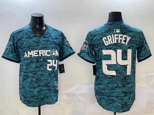 Seattle Mariners #24 Ken Griffey Jr. Mariners All-Star