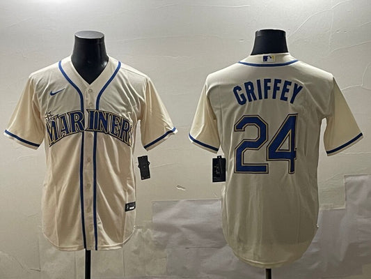 Seattle Mariners #24 Ken Griffey Jr Mariners Fan Edition Style 1