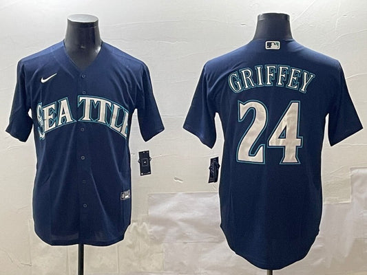 Seattle Mariners #24 Ken Griffey Jr Mariners Fan Edition Style 4