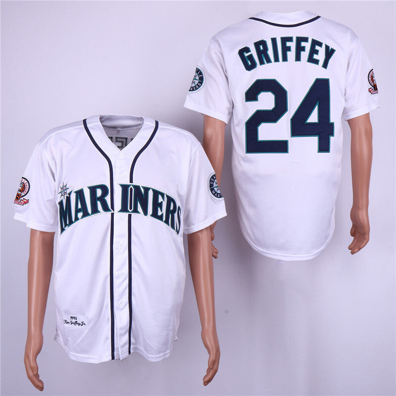 Seattle Mariners #24 Ken Griffey Mariners 24 White 1995 Retro .jpg