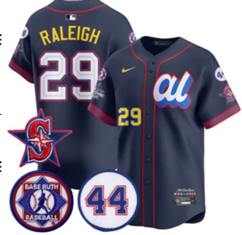 Seattle Mariners #29 Cal Raleigh Mariners 25 All-Star Edition Style 1