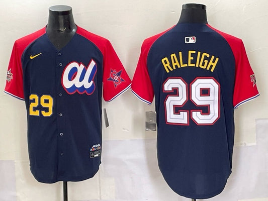Seattle Mariners #29 Cal Raleigh Mariners 25 All-Star Style 1