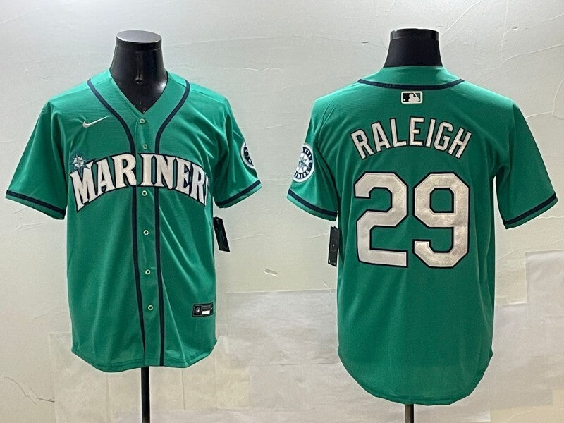 Seattle Mariners #29 Cal Raleigh Mariners Adult Style 7
