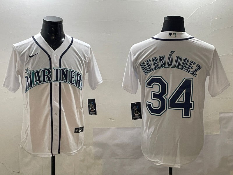 Seattle Mariners #34 Felix Hernandez Mariners Fan Edition