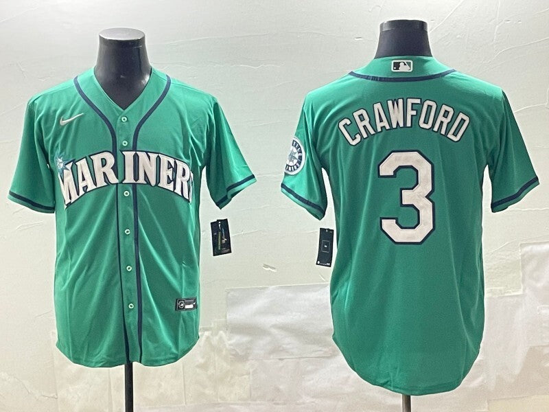 Seattle Mariners #3 J.P. Crawford Mariners Fan Edition