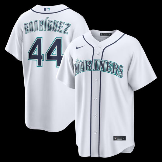 Seattle Mariners #44 Julio Rodríguez Home Replica Jersey - White