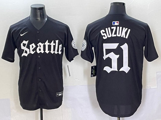 Seattle Mariners #51 Ichiro Suzuki Mariners 5 Collaboration Style 3