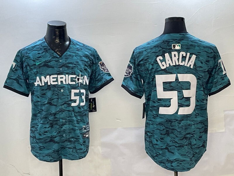 Seattle Mariners #53 Garcia Rangers All-Star