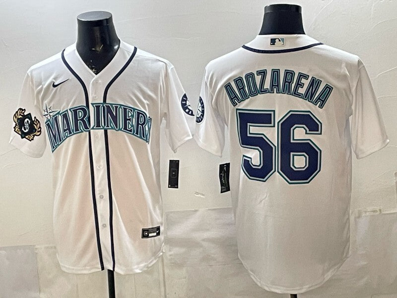 Seattle Mariners #56 Randy Arozarena Mariners Adult Style 1